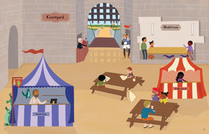 Usborne – Schloss-Stickerbuch
