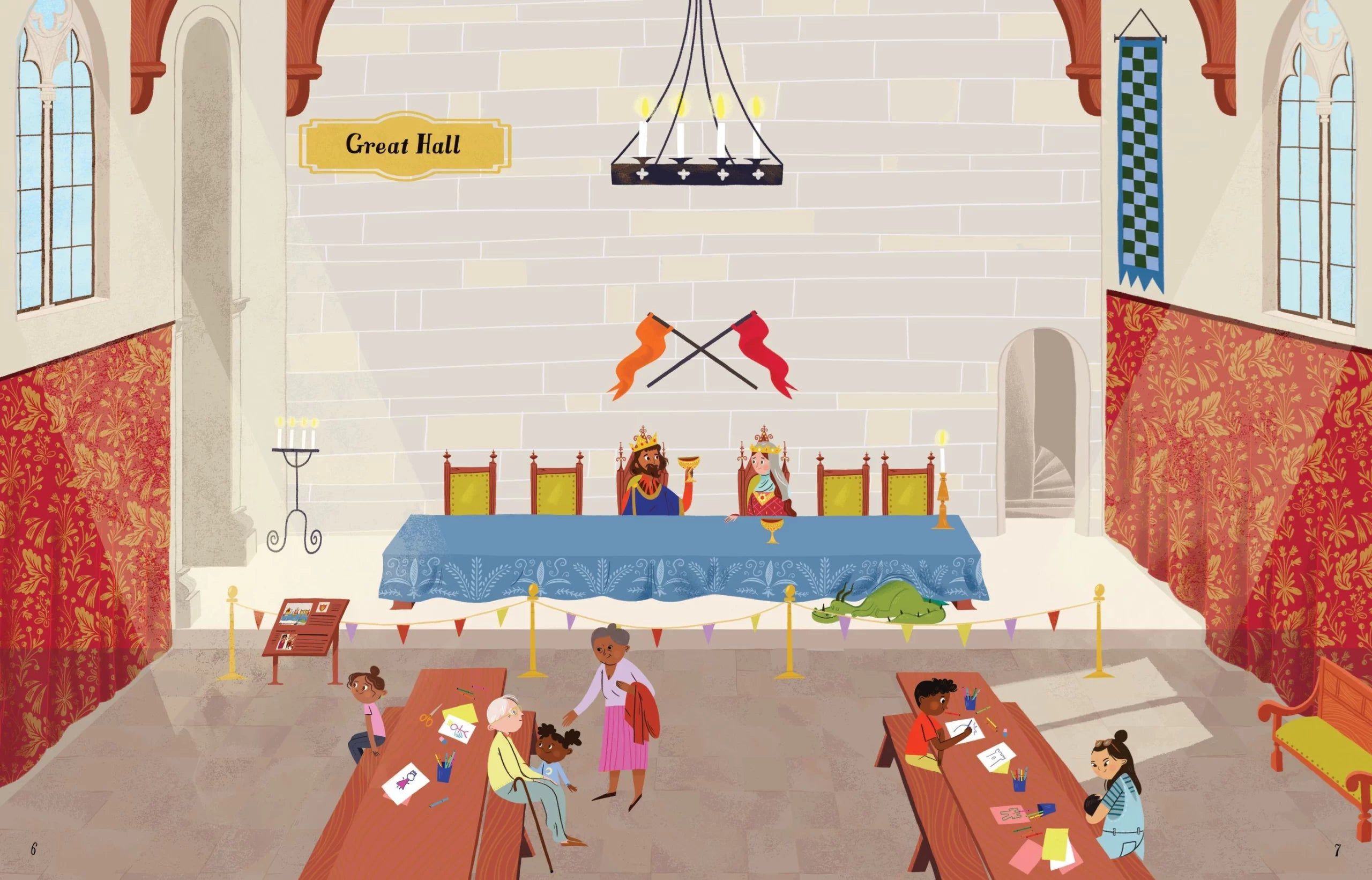 Usborne – Schloss-Stickerbuch