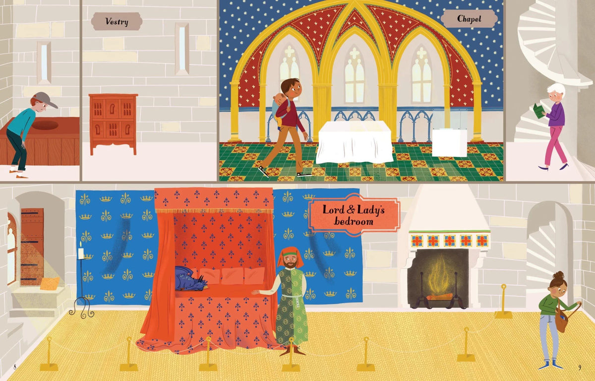 Usborne – Schloss-Stickerbuch