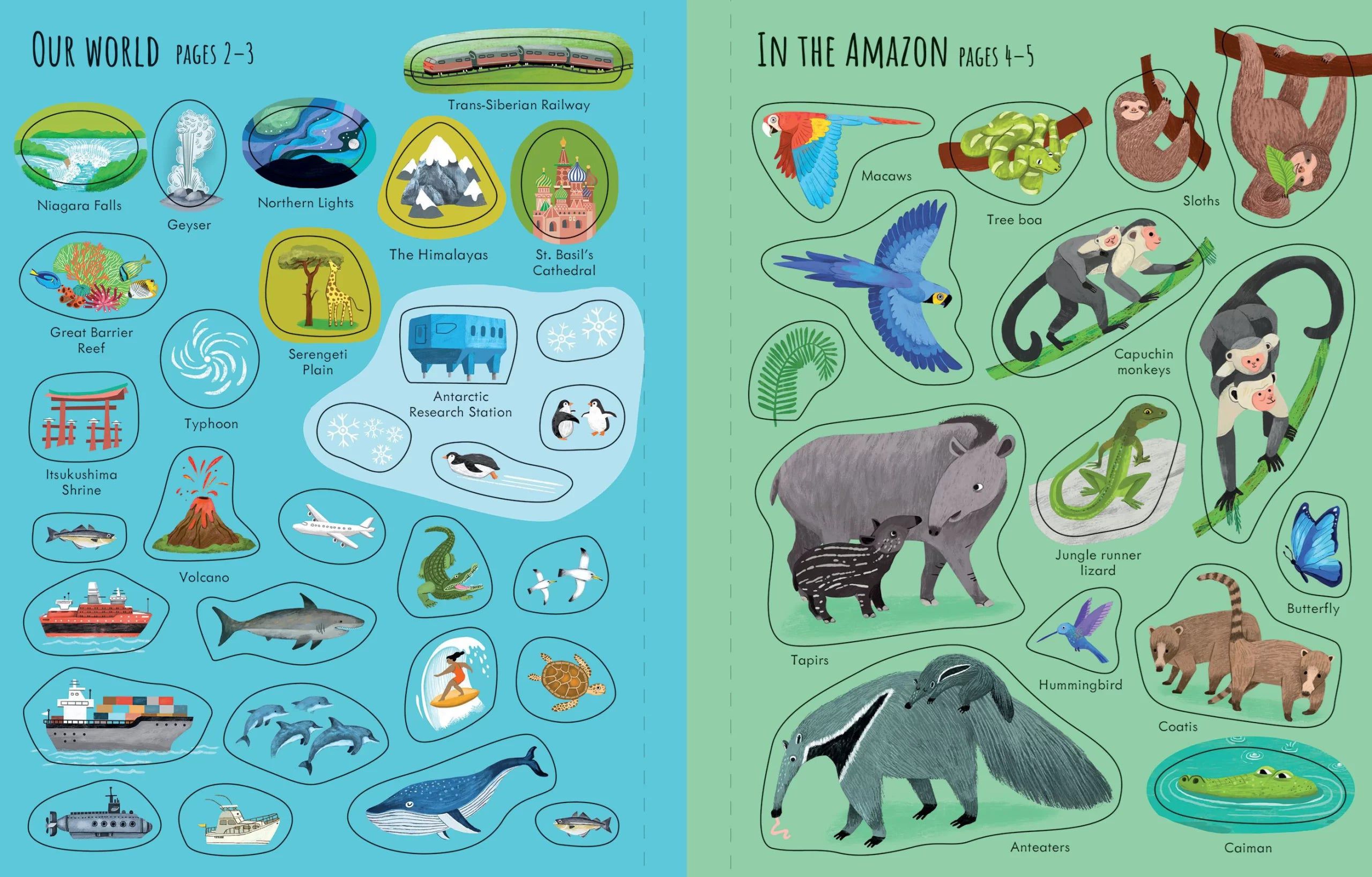 Usborne – Erstes Stickerbuch – Planet Erde