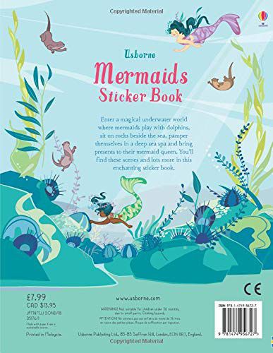 Usborne – Meerjungfrauen-Aufkleber und Geschichtenbuch