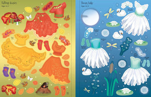 Usborne – Sticker Dolly Dressing Dancing Fairies Buch