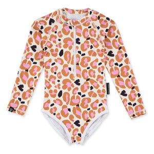 Beach & Bandits - UV-Schutz Badeanzug Candy Leopard Recycelte Fasern