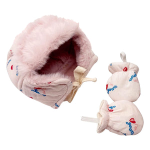 Minikane - Puppenkleidung - Benim olsan Hut und Handschuh-Set