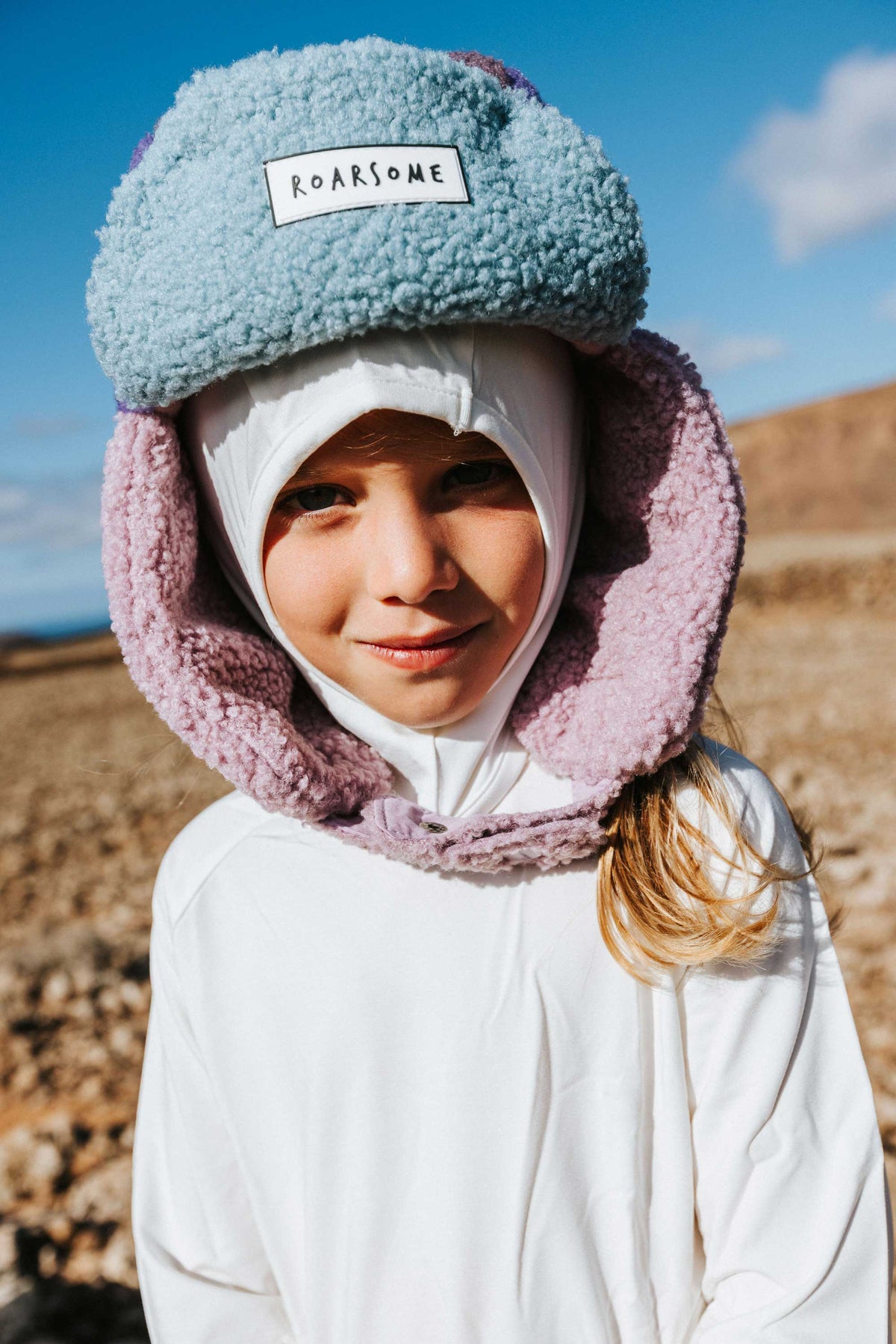 Roarsome - Bambu Balaklava - Buz Beyazı