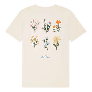 Les Deux - Wild Flower Baumwoll-T-Shirt | Weiß