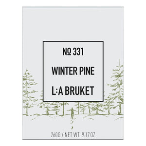 L:A BRUKET - Winter Pine 331 Kerze - Limitierte Auflage - 260g