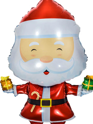 Neujahr – Weihnachtsmann, groß, 100 cm, dekorativer Neujahrsballon