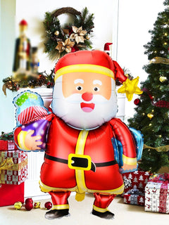 Neujahr – Weihnachtsmann, großer Ballon, 93 cm