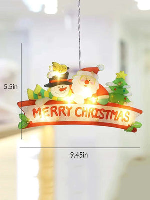 Neujahr - Weihnachten dekorative beleuchtete Frohe Weihnachten Ornament