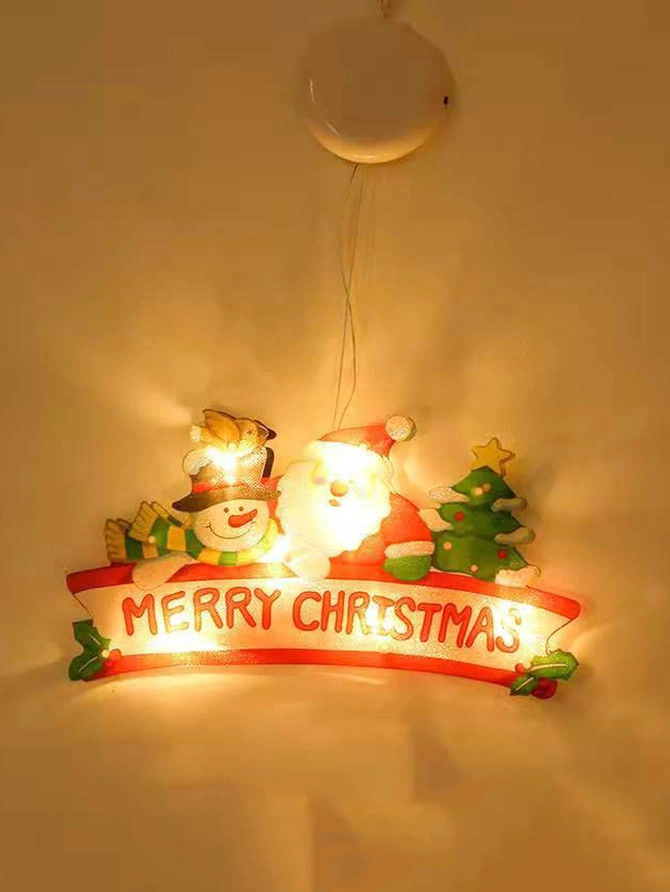 Neujahr - Weihnachten dekorative beleuchtete Frohe Weihnachten Ornament