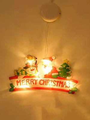 Neujahr - Weihnachten dekorative beleuchtete Frohe Weihnachten Ornament