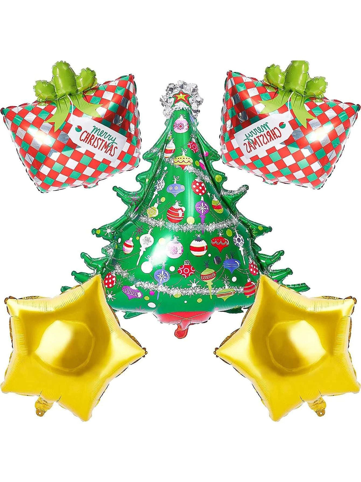 Neujahr – Weihnachten, Neujahr, Deko-Luftballons-Set, 5-teilig