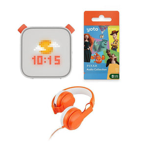 Yoto Player Bundle - Disney Pixar Audio Collection | 3rd Gen-Audio Players-With Headphones- | Natural Baby Shower