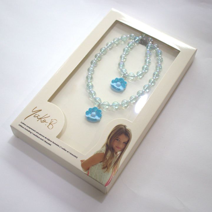 Yuko B. – Zoa Tresor Blue-Halsketten- und Armbandset für Kinder