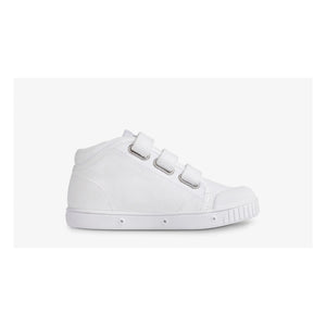 Spring Court - Zip B2 Canvas Highrise Sneaker | Weiß
